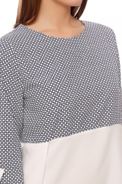 Оригинальная блузка с фигурным низом 45772 TuTachi(фото3)