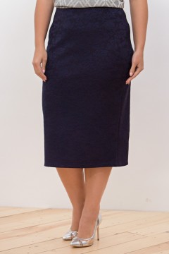 Красивая юбка из жаккарда Жаккард на резинке 70 см №7 Valentina(фото2)