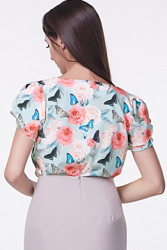 Нежная блуза в романтическом стиле Мелисса №24 Valentina(фото3)
