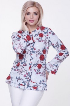 Красивая блуза с цветочным принтом Бланш №2 Valentina