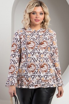 Эффектная блузка с длинными рукавами Бланш №3 Valentina