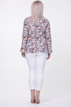Эффектная блузка с длинными рукавами Бланш №3 Valentina(фото4)
