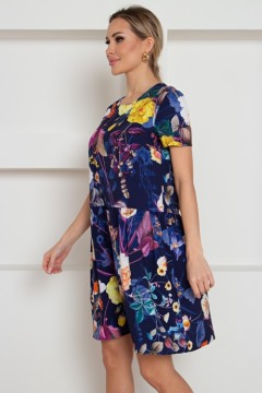 Модное платье с принтом Агнес №4 Valentina(фото2)