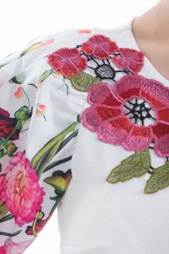 Блуза с яркими рукавами Wisell(фото5)