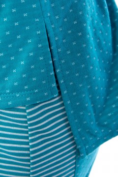 Элегантная блуза голубого цвета Wisell(фото5)
