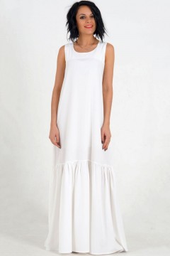 Белое платье в пол Ajour