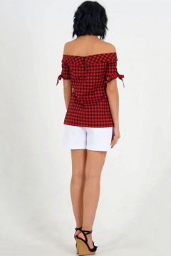 Модная блуза с открытыми плечами Ajour(фото3)