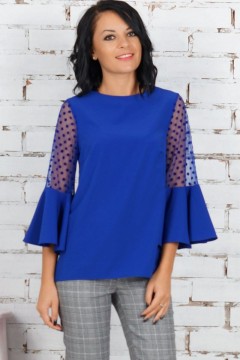 Изысканная блуза с полупрозрачными рукавами Ajour