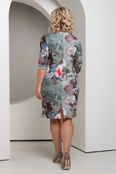 Изящное платье с цветочным принтом Барбара №24 Valentina(фото3)