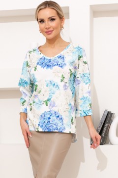 Нежная блуза с цветами Люция №13 Valentina