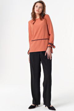 Женская блуза с контрастной отделкой Fly(фото2)