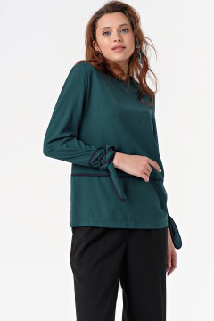 Женская блуза с контрастной отделкой Fly(фото4)