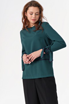Женская блуза с контрастной отделкой Fly