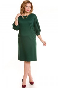 Стильное платье зелёного цвета Venusita(фото2)