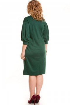 Стильное платье зелёного цвета Venusita(фото3)