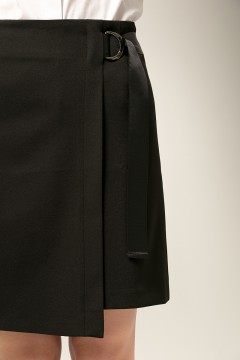 Офисная юбка с фигурным асимметричным низом Priz(фото6)