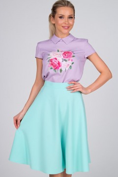 Красивая блузка с принтом Лариса №23 Valentina