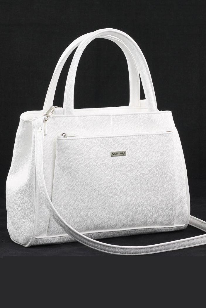 Большие белые сумки. Сумка женская 4435b1382 White.