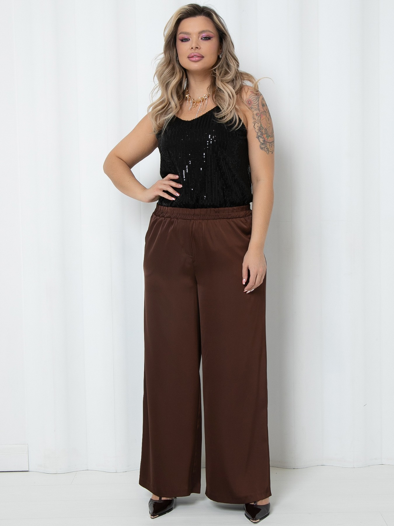 Костюм брючный шёлковый Agata(фото7)