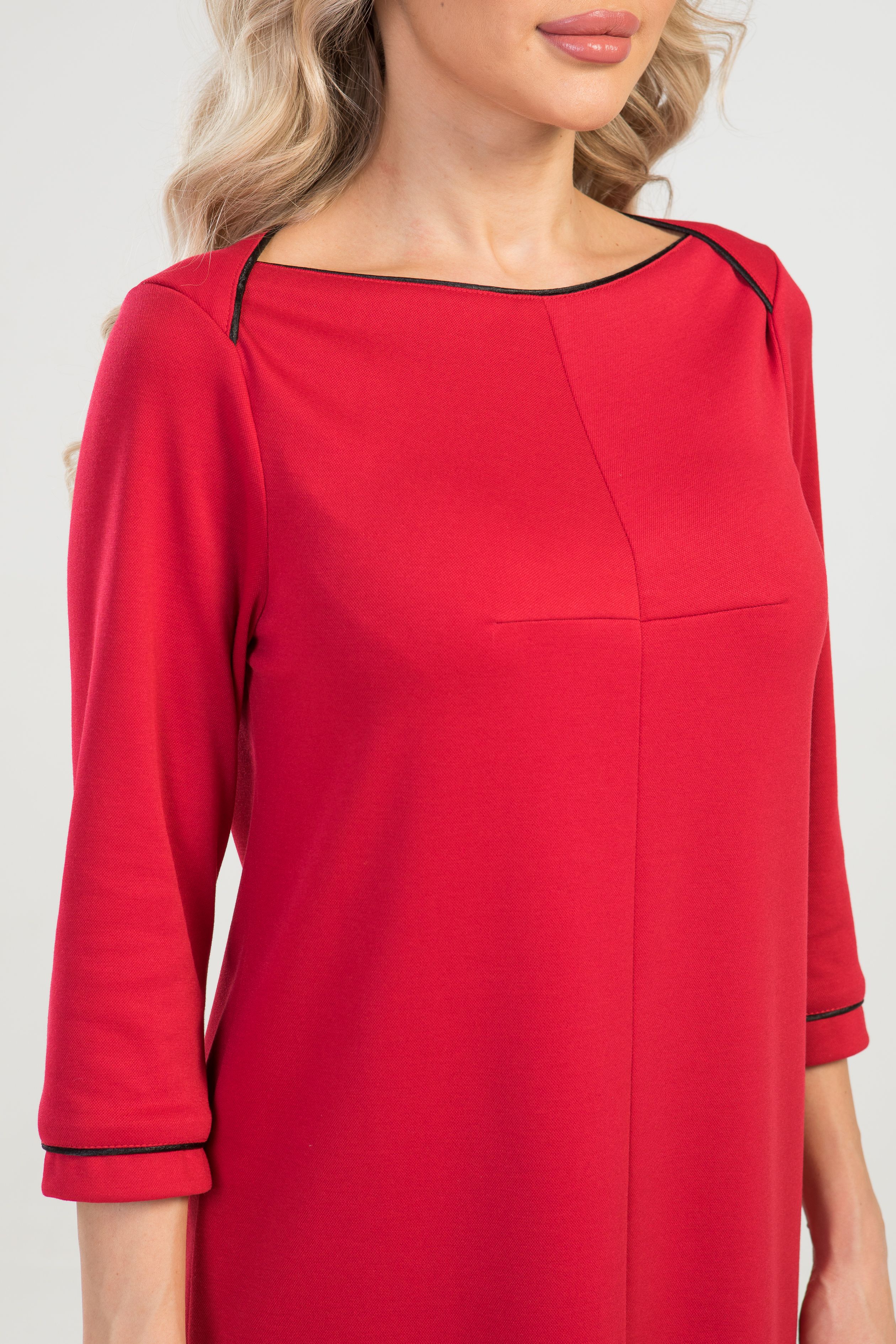 Красное женское платье Ajour(фото6)