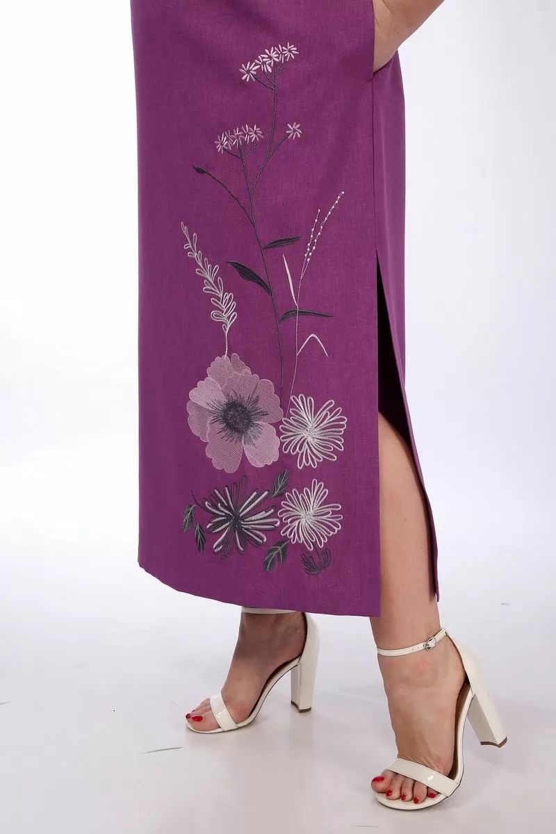 Привлекательное женское платье 2896 ФИОЛЕТ Jurimex(фото2)