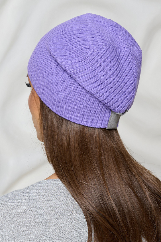 Шапка универсальная сиреневого цвета Bellovera(фото5)