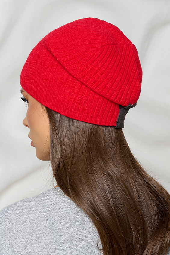Шапка универсальная красного цвета Bellovera(фото5)