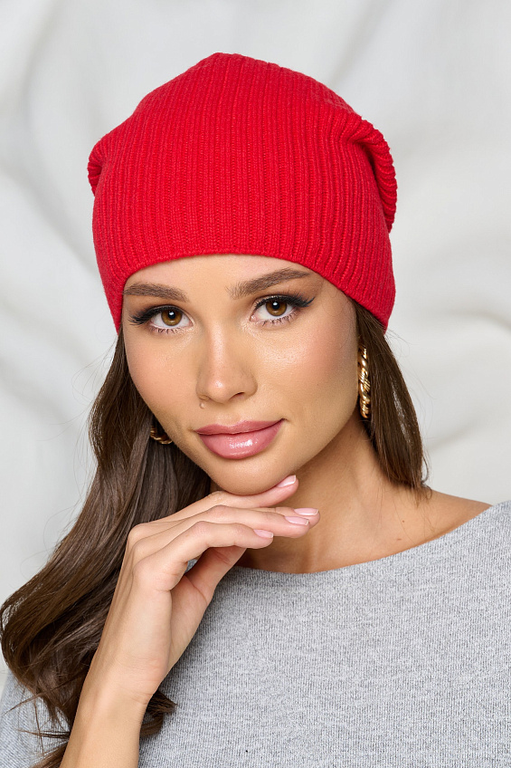 Шапка универсальная красного цвета Bellovera(фото2)