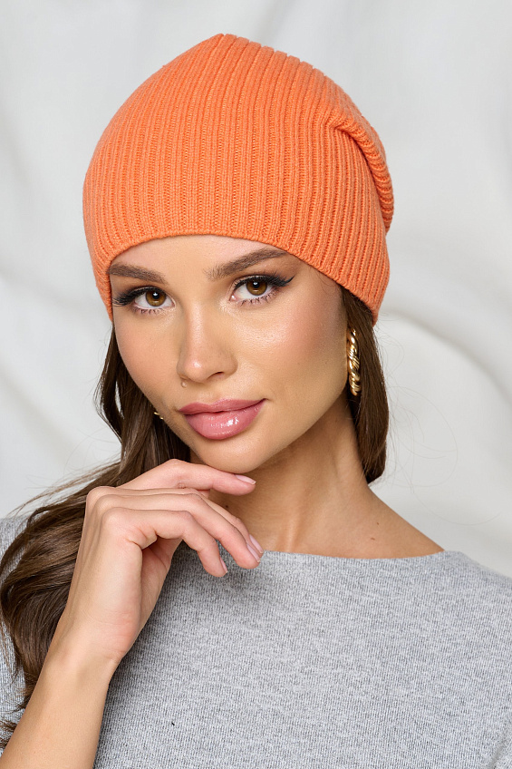 Шапка универсальная в оранжевом цвете Bellovera(фото5)