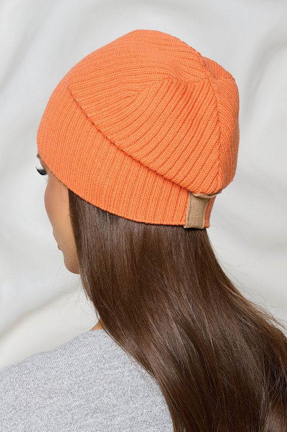 Шапка универсальная в оранжевом цвете Bellovera(фото4)