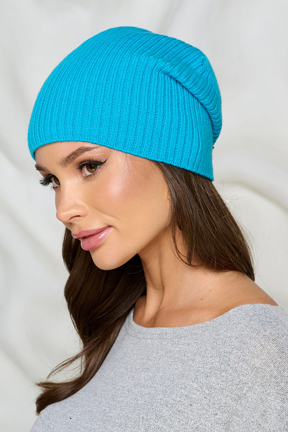 Шапка универсальная бирюзового цвета Bellovera(фото2)