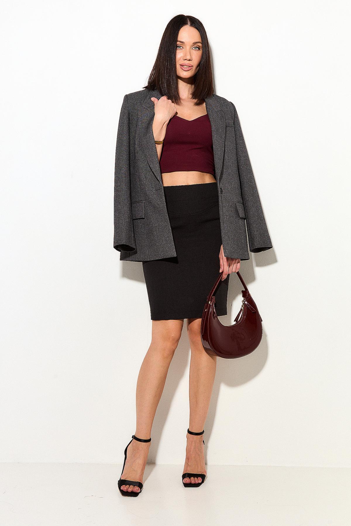 Юбка-карандаш чёрного цвета Braslava(фото2)