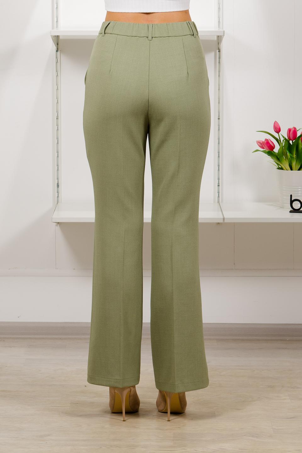 Брюки классические светло-зелёные Braslava(фото3)