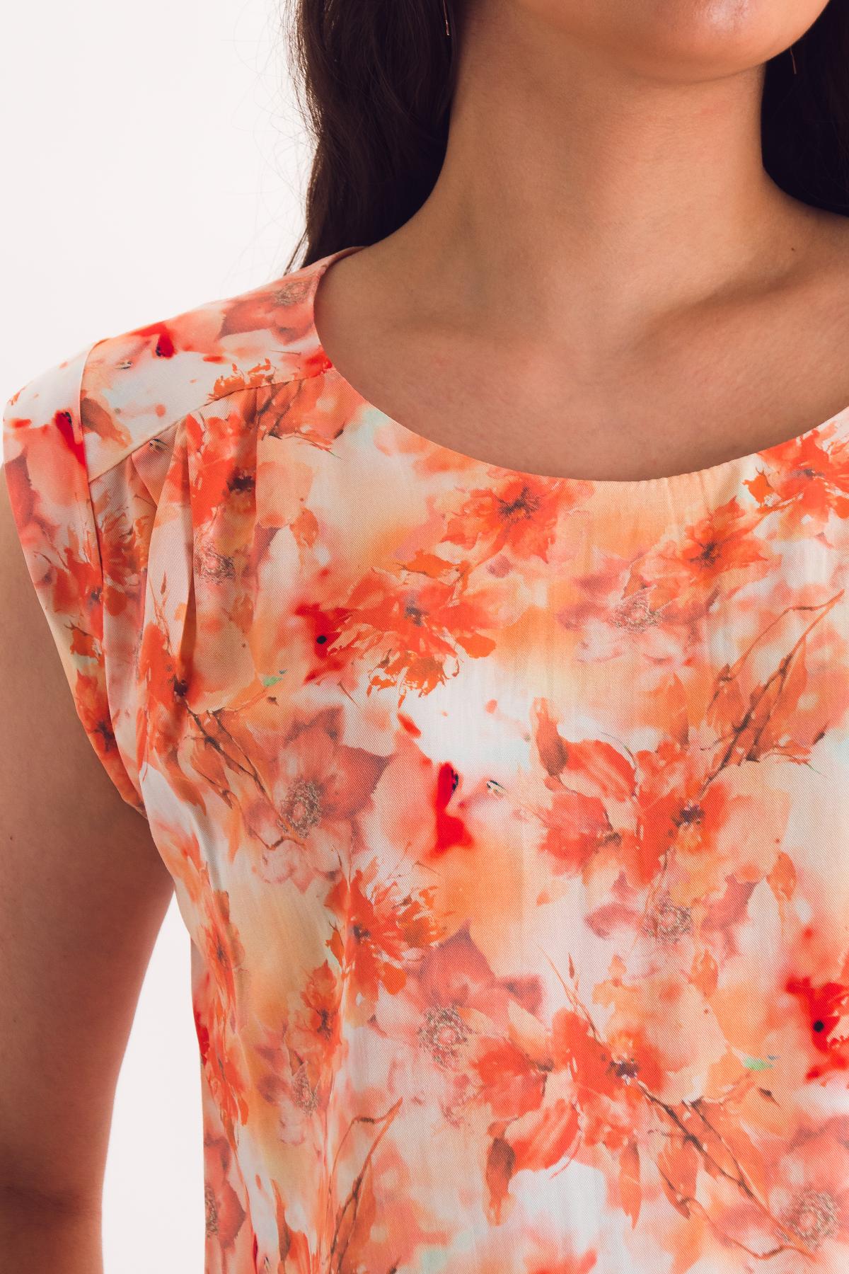 Туника летняя с цветочным принтом Braslava(фото4)