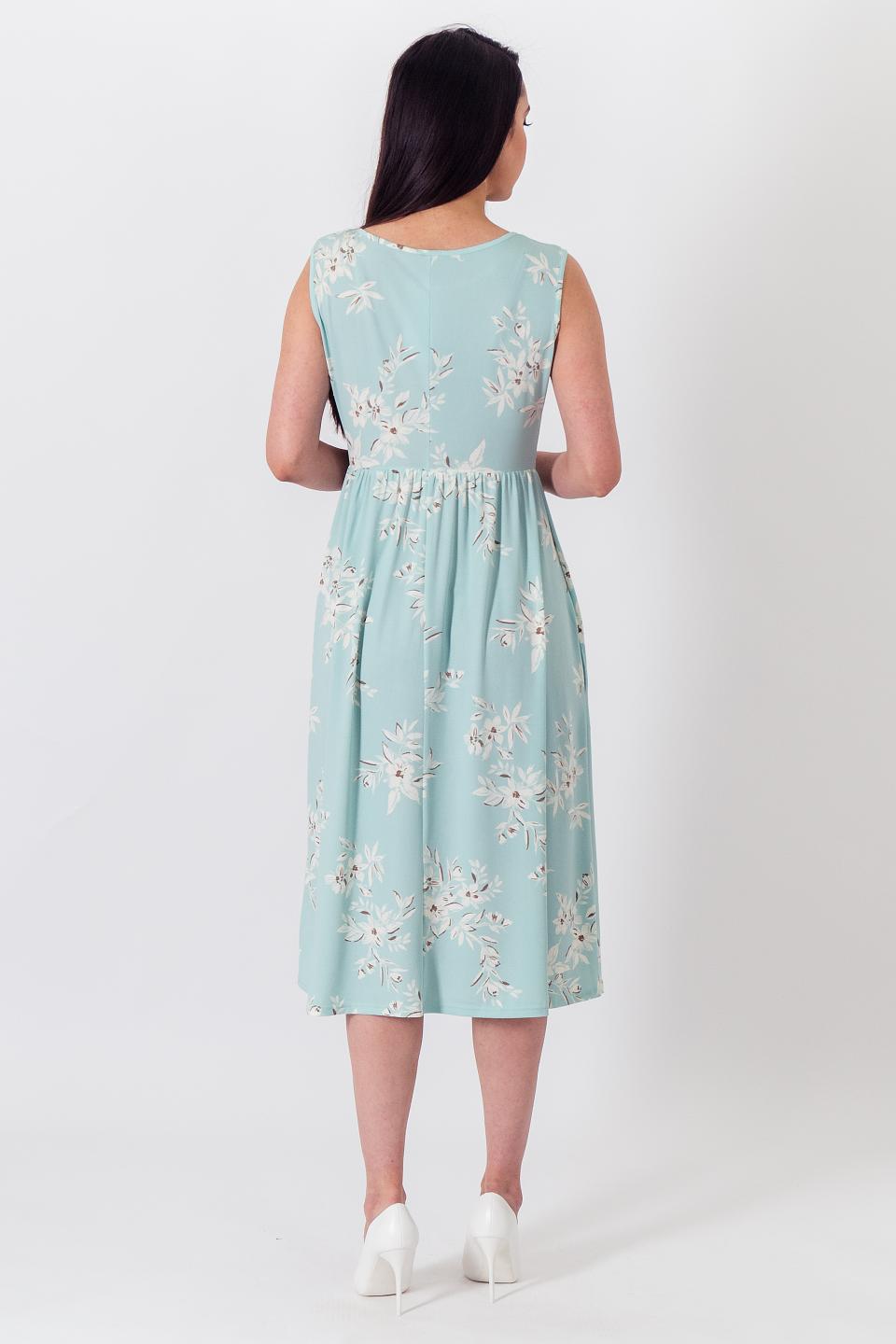 Сарафан трикотажный с карманами Braslava(фото4)