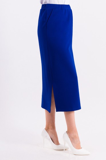Юбка трикотажная ярко-синяя Braslava(фото5)