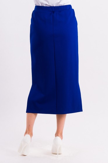 Юбка трикотажная ярко-синяя Braslava(фото6)