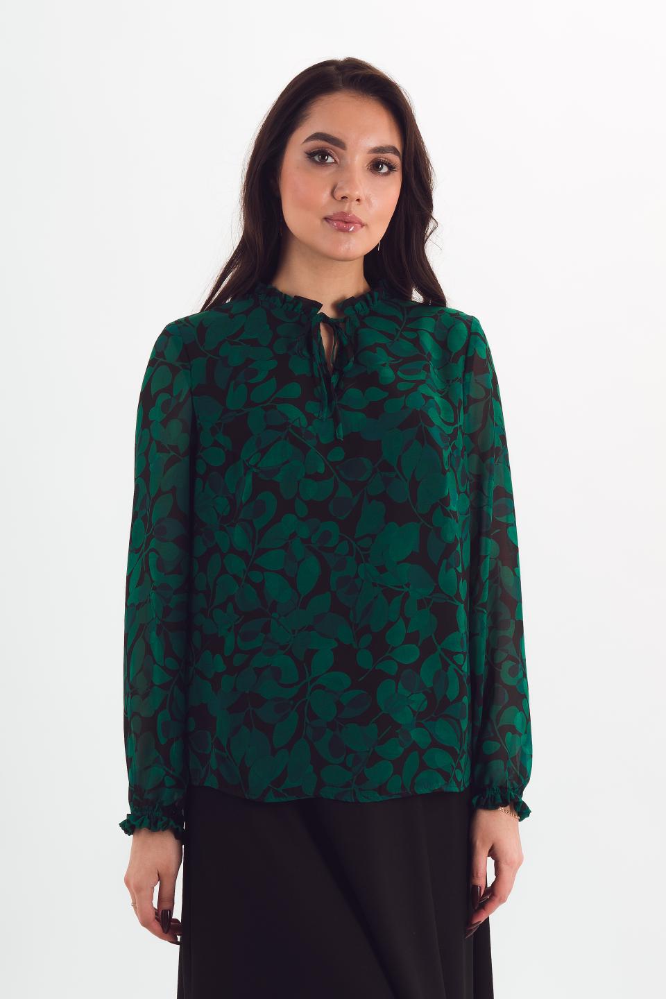 Блузка шифоновая с длинными рукавами Braslava(фото2)