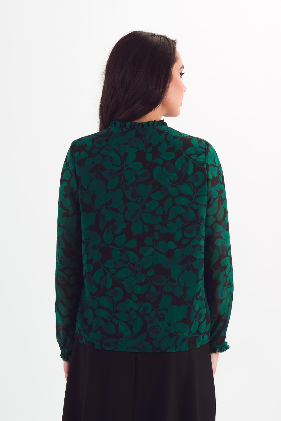Блузка шифоновая с длинными рукавами Braslava(фото5)