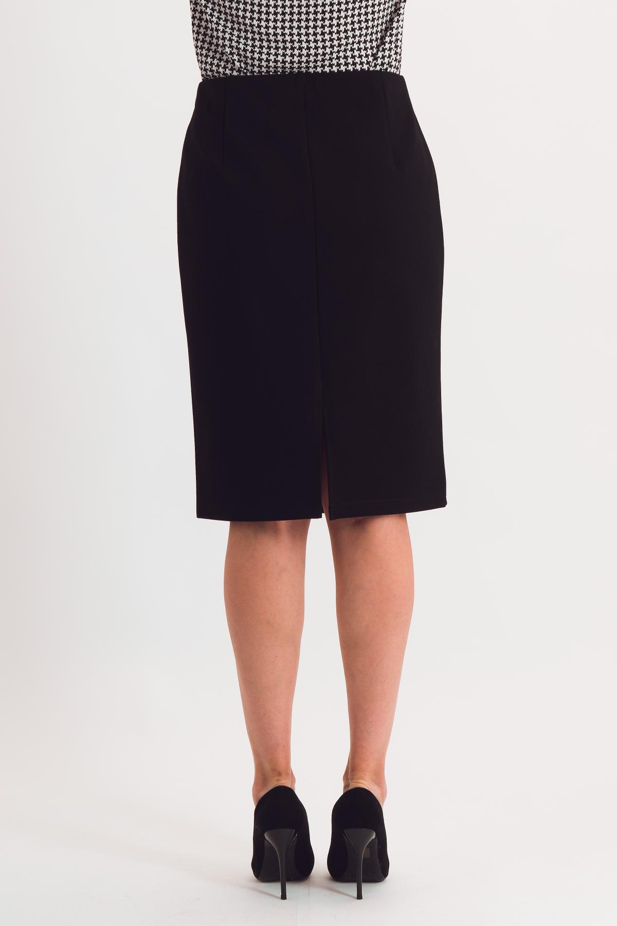 Юбка-карандаш светло-зелёная из искусственной замши Braslava(фото6)