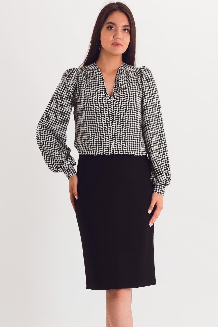 Юбка-карандаш светло-зелёная из искусственной замши Braslava