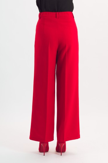 Брюки классические красного цвета Braslava(фото6)