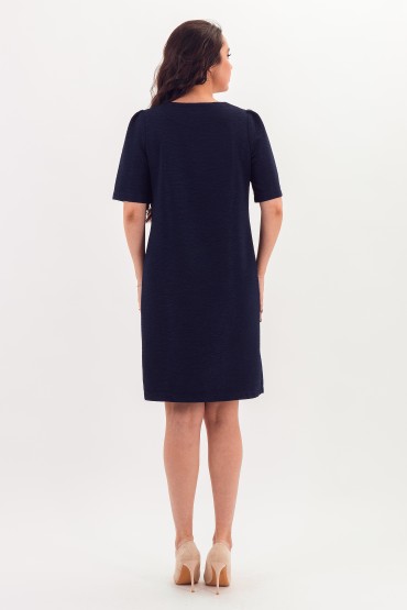 Платье короткое синего цвета Braslava(фото5)