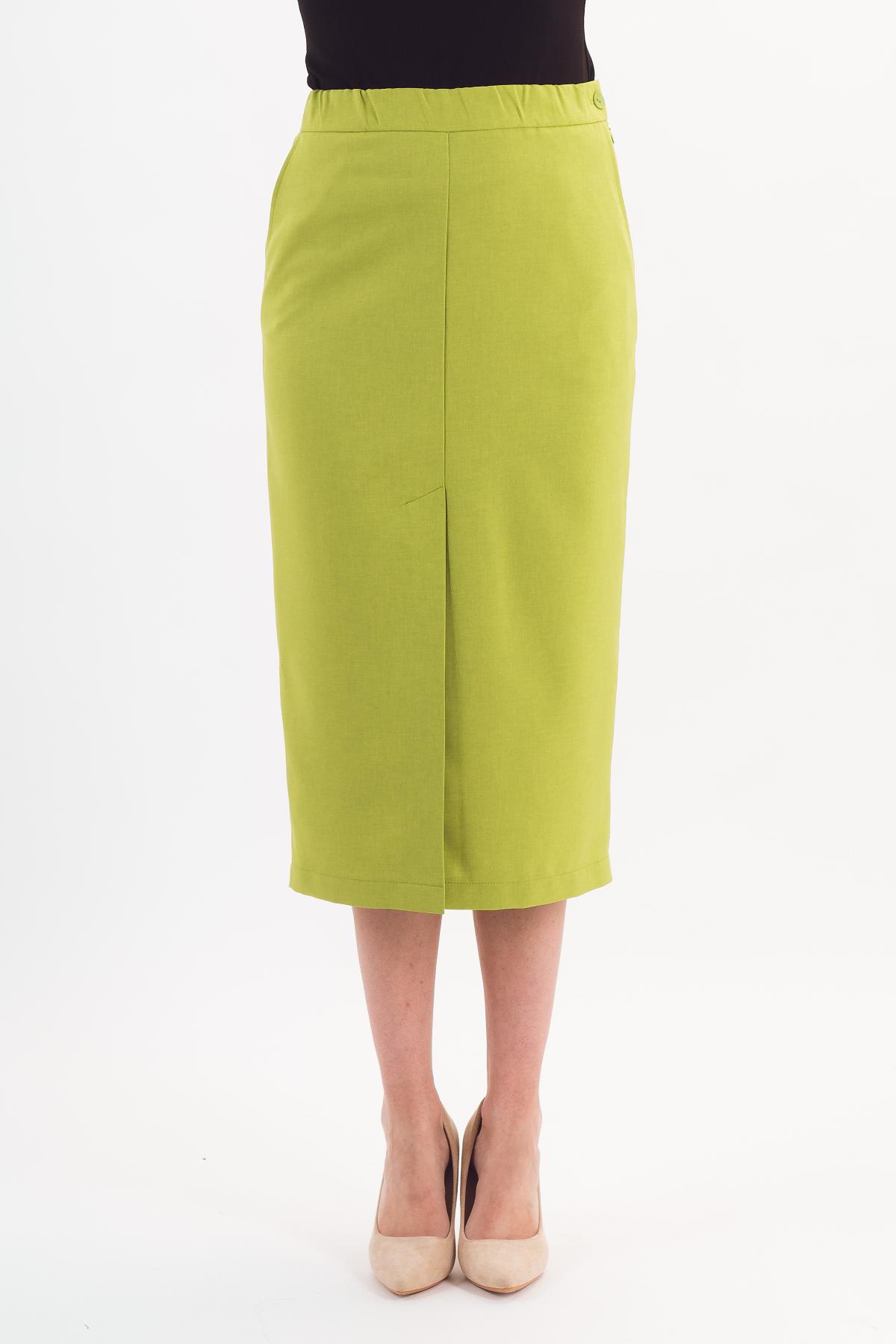 Юбка удлинённая светло-зелёного цвета Braslava(фото2)