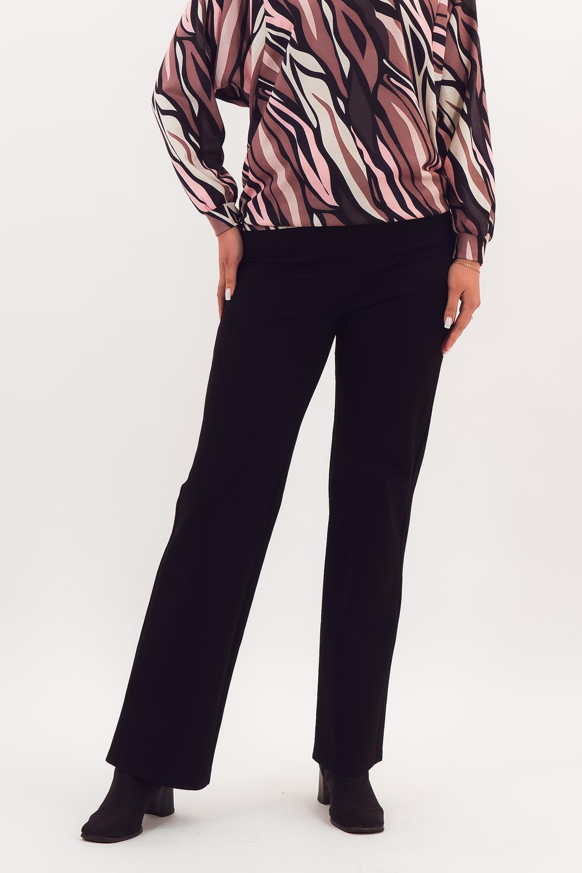 Брюки чёрные из трикотажа Braslava(фото2)