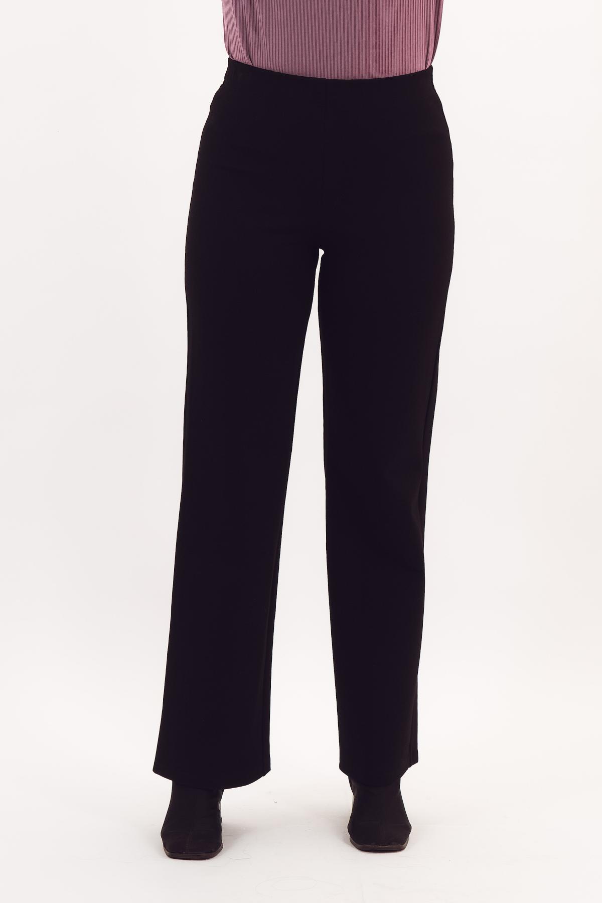 Брюки чёрные из трикотажа Braslava(фото3)