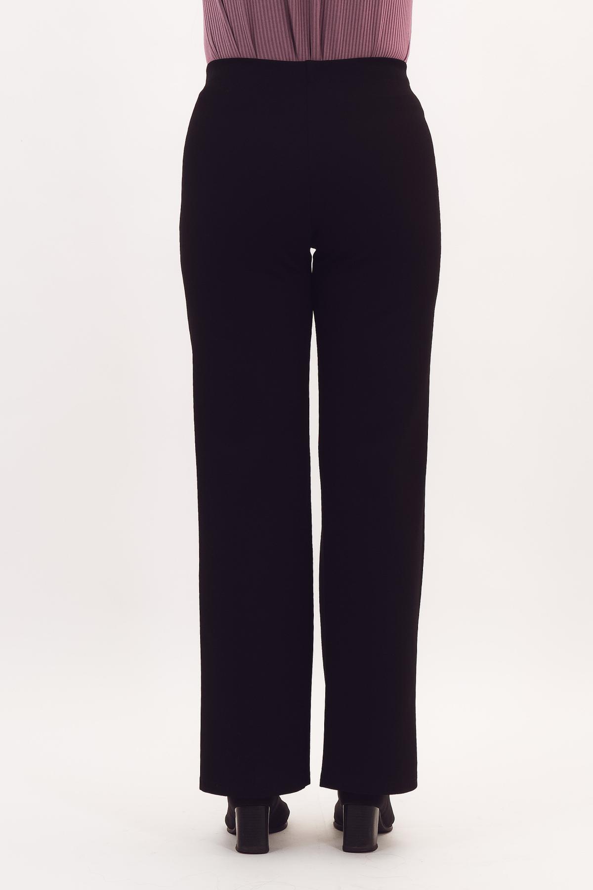 Брюки чёрные из трикотажа Braslava(фото6)