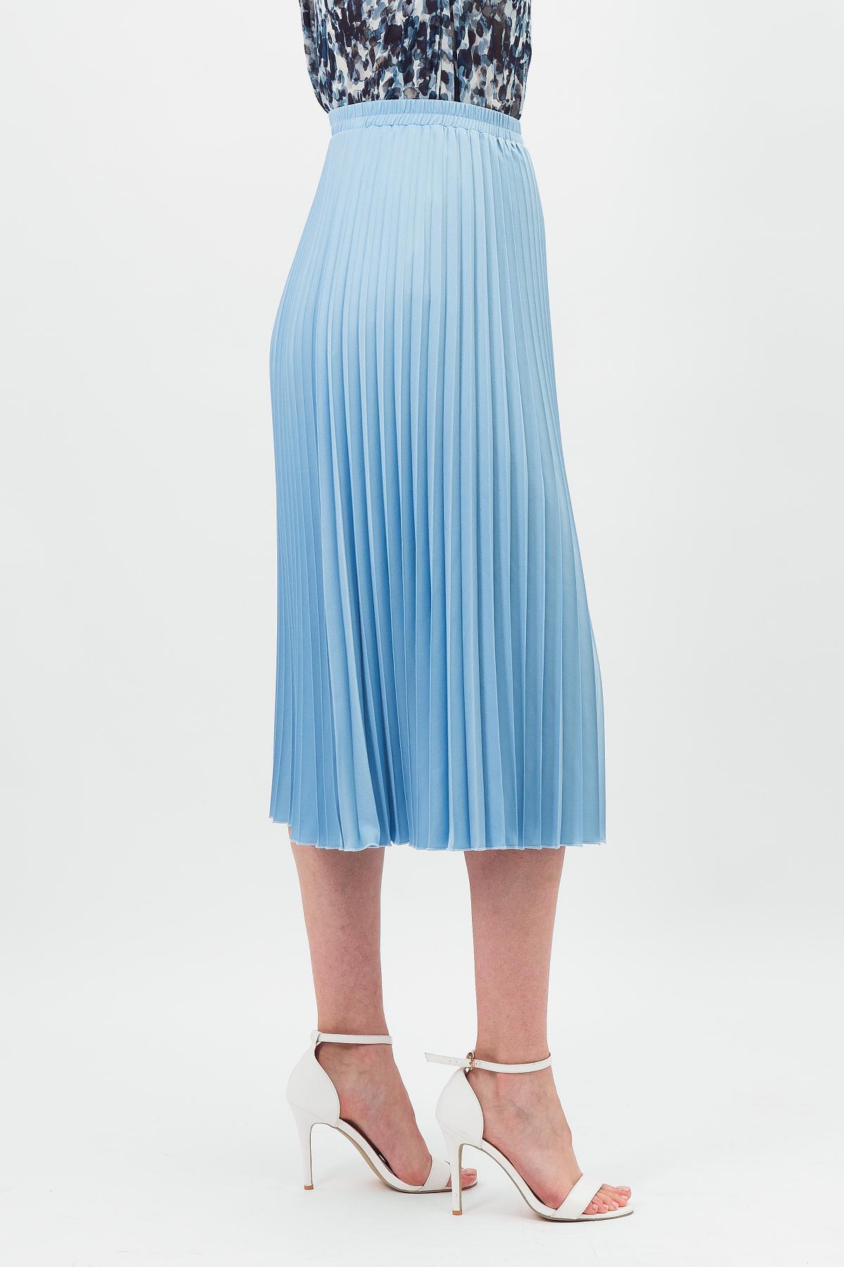 Юбка гофрированная голубого цвета Braslava(фото3)