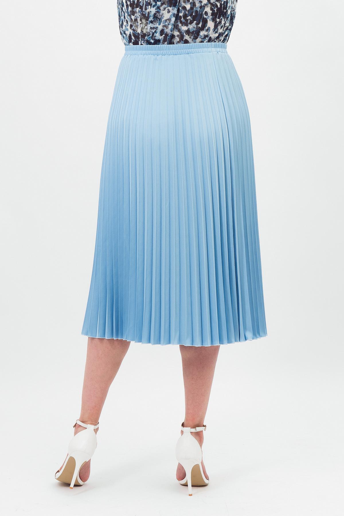 Юбка гофрированная голубого цвета Braslava(фото4)