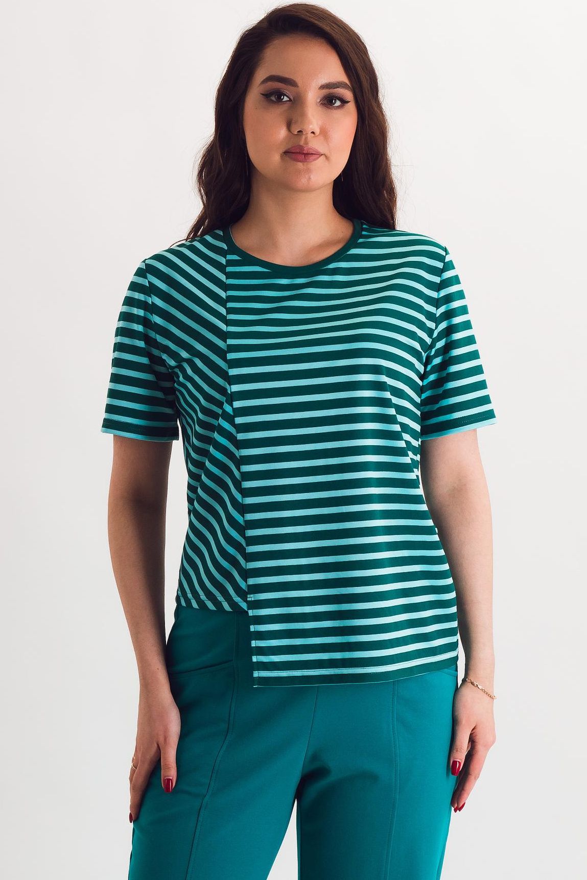 Футболка трикотажная в полоску Braslava